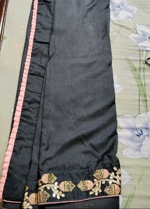 Pure Silk Party Wear Saree With Free Jewellery Set