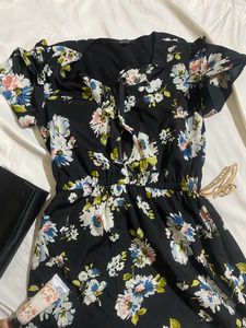 Black Floral Dress