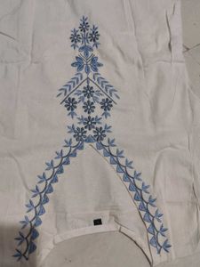 Embroidered Readymade Women Kurta Pant Duppata