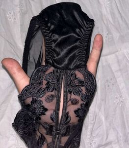 Vintage Black Lace Panties