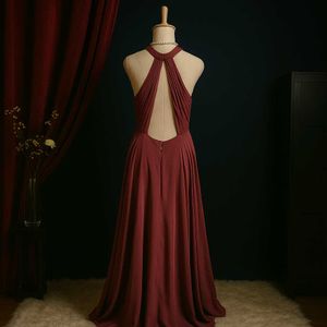 Elegant Halter Neck Dress