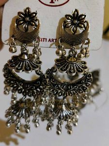 Royal Kundan Chandbali Earrings