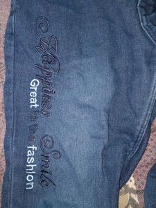 WOMEN Denim Jeans Navy Blue Straight Jean