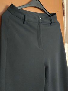 Black Wide Leg Trousers