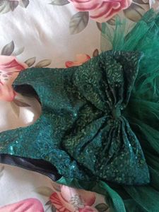 Green Sequin Party Dress