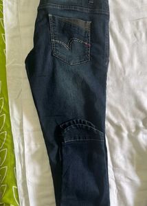 Lee Cooper Dark Blue Denim Jeans For Women | 32 W