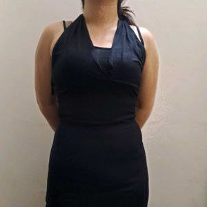 Black Halter Top