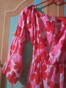 Floral Fit And Flare Dress