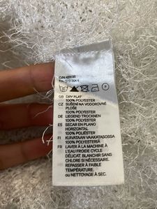 H&amp;M Pintresty 🌸Fluffy White Knit Cardigan