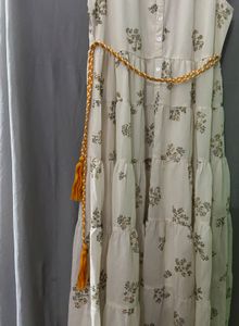 Floral Tiered Sleeveless Dress