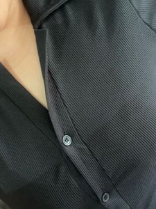 Rib Black Solid Fitted Play Suit🖤