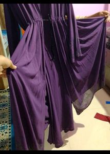 Shrug Style Abaya Pure Soft Georgette 3 pc