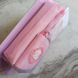 Cute Pink Pencil Pouch