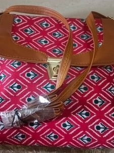 A Cloth Fabric Sling Bag