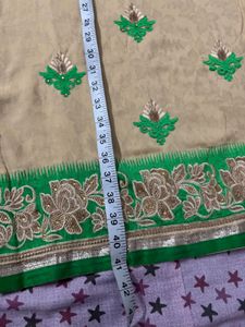 Green Embroidery Suit