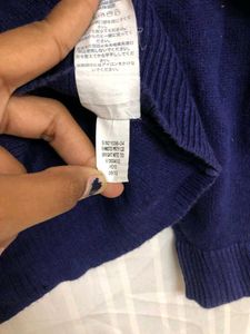 Old Navy Long Sleeve Blue Top