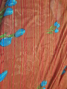 Vintage Floral Print Scarf