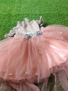 Elegant Pink Tulle Dress