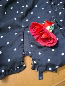 Chic Polka Dot Ruffle Dress