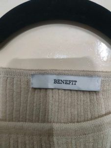 Ribbed Knit Long Sleeve Top