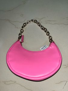 New H&amp;m Pink Chained Shoulder Bag