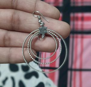 Small Lightweighted Silver Earrings