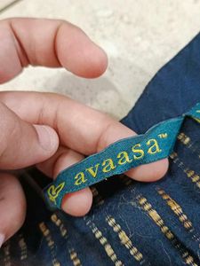 Stylish Blue Printed Kurta (XxL)