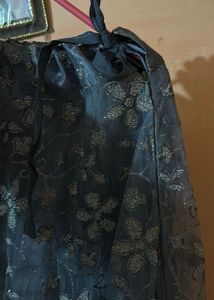 Sparkly Black lehnga