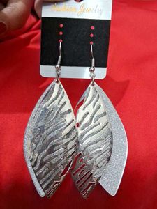 4 Oxidized Silver Earrings