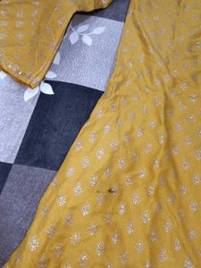 🌟 MUSTARD GOLD KURTI 🌟