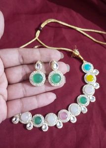 Multicolor Kundan Set