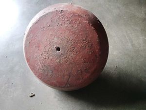 Rustic Red Clay Fan