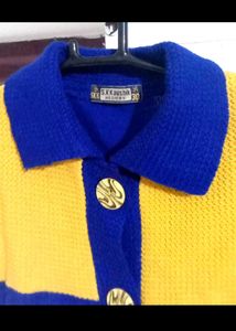 Vintage Two-Tone Cardigan
