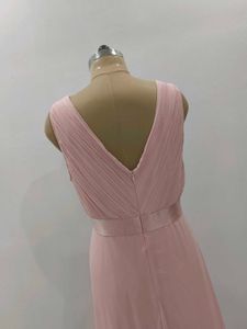 Elegant Pink Maxi Dress