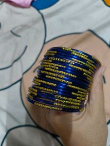 Purple &amp; Gold Bangles💜