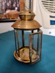 Akhand Diya Brass, Glass Hanging Diy
