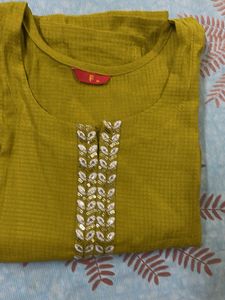 Elegant Banana Yellow Kurta