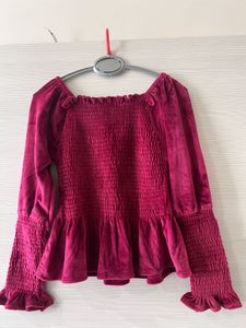Heavy Velvet Top Brand New