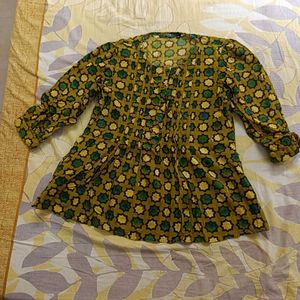 Set Of Patterned  Tunic Tops