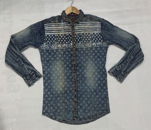 Boys Denim Shirt Size L Chest 38