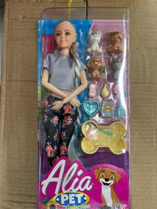 Barbie With Puppy Collection Set