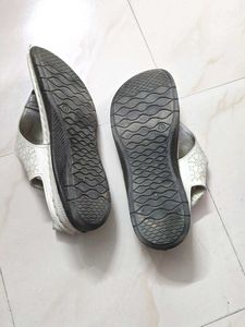 White Slingback Sandals