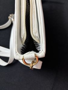 White Colour Sling Bag Women