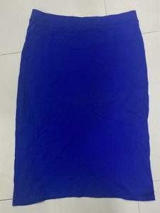 Blue Pencil Skirt