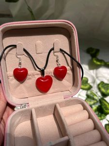 Resin Crystal Heart Set