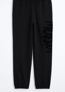 H&M BLACK LOOSE FIT SWEATPANTS