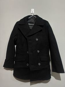 Classic Black Pea Coat