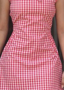 Red Gingham Sundress with Bow