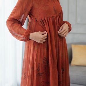 Flowy feeding friendly Maxi Dress