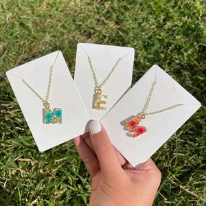 Resin Alphabet Pendent